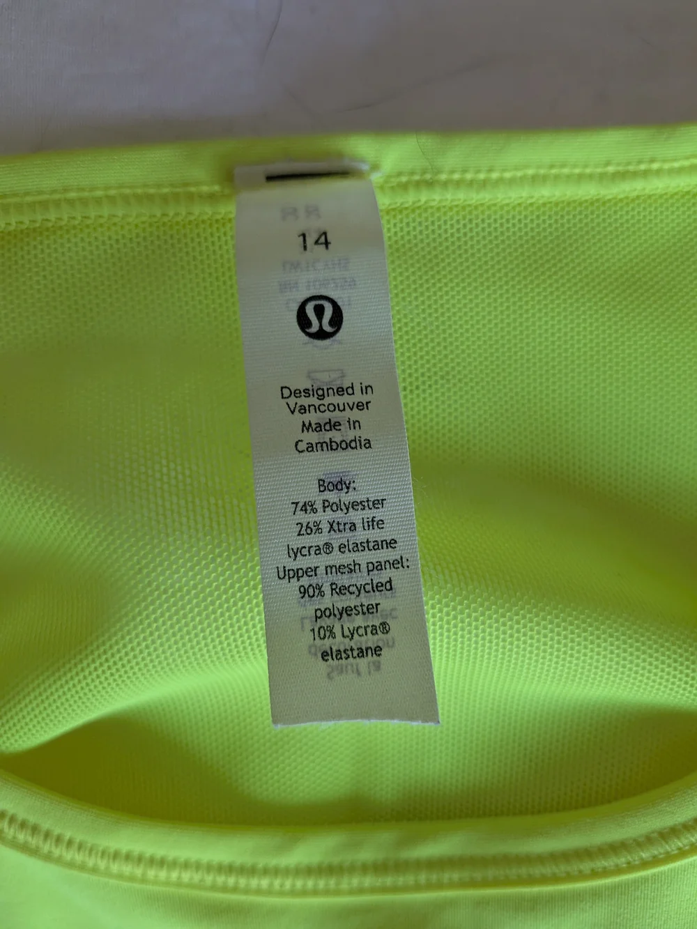 Set Of 2 (Two) Lulemon Sculpt Tanktop - Size 14 - Picture 5 of 8